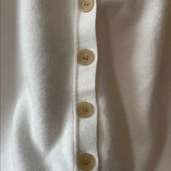 Anthropologie Maeve Slouchy Cardigan Sweater in Ivory, XL, NWT - Picture 6 of 10